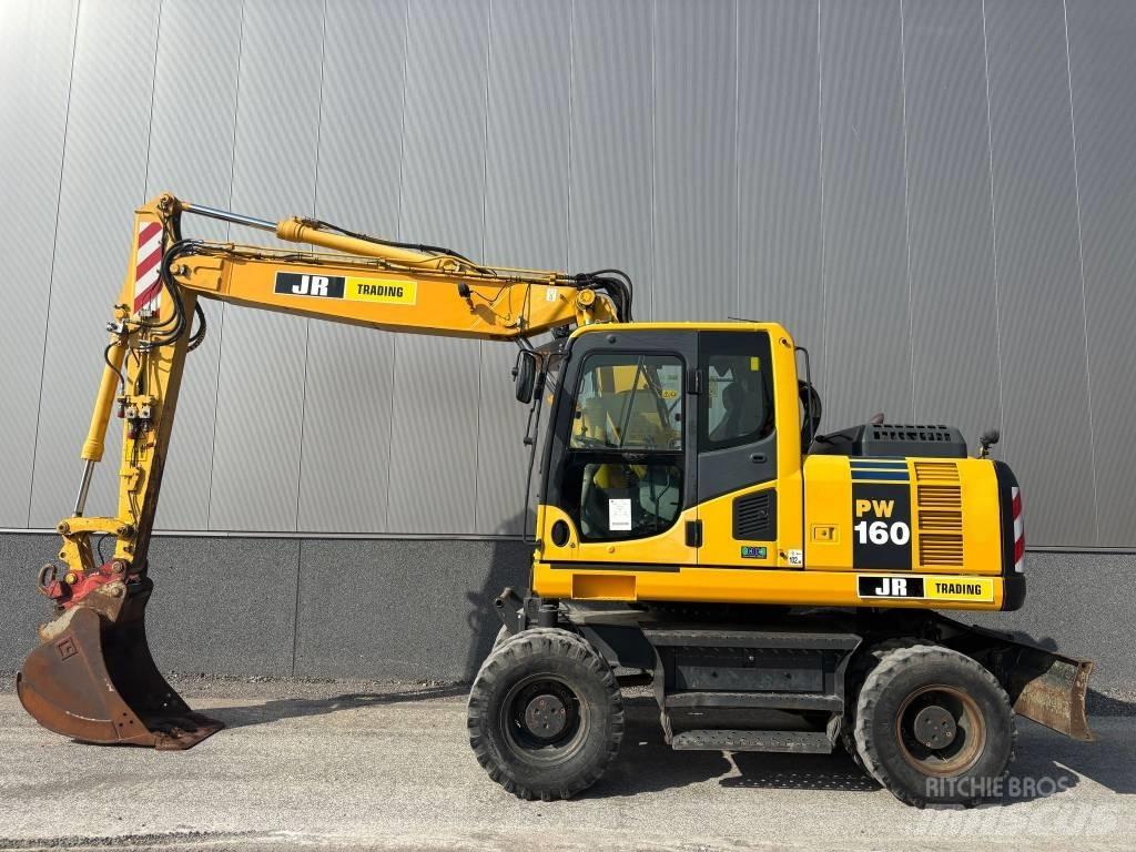Komatsu PW 160 حفارات بعجل