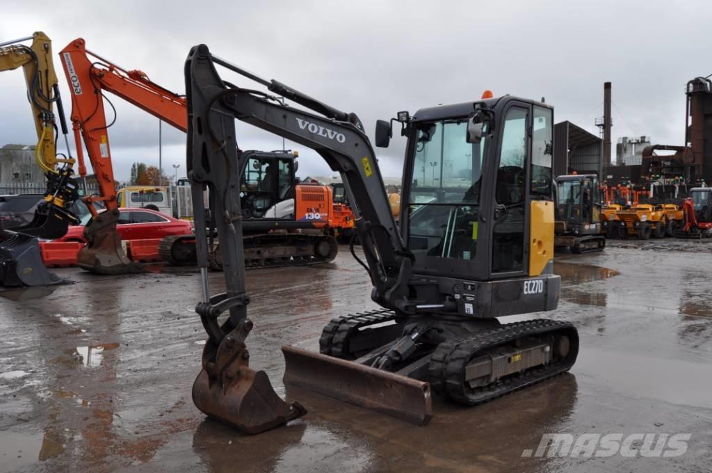 Volvo EC 27 D حفارات صغيرة أقل من 7 طن (حفارات صغيرة)