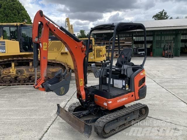 Kubota KX 018-4 حفارات صغيرة أقل من 7 طن (حفارات صغيرة)