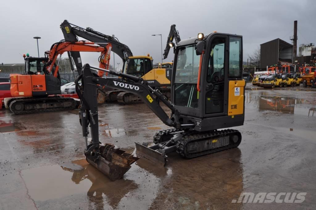 Volvo EC 18 E حفارات صغيرة أقل من 7 طن (حفارات صغيرة)