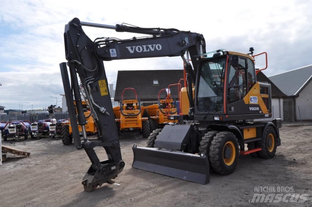 Volvo EWR 170 حفارات بعجل