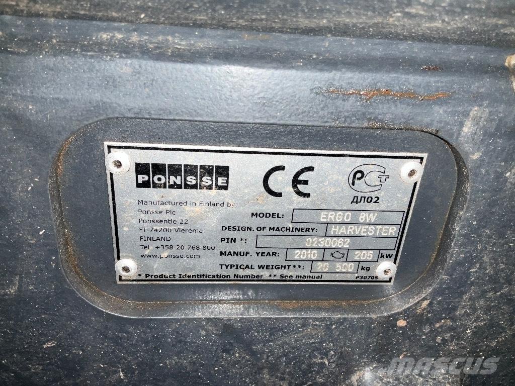 Ponsse ERGO 8W حصادات