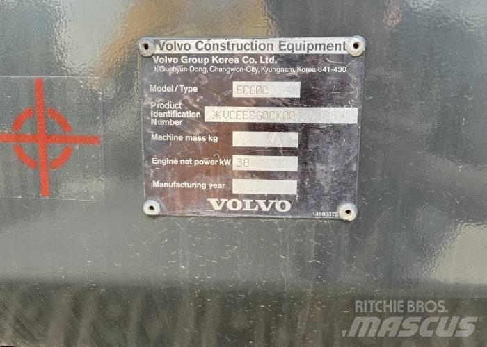 Volvo EC 60 C حفارات صغيرة أقل من 7 طن (حفارات صغيرة)