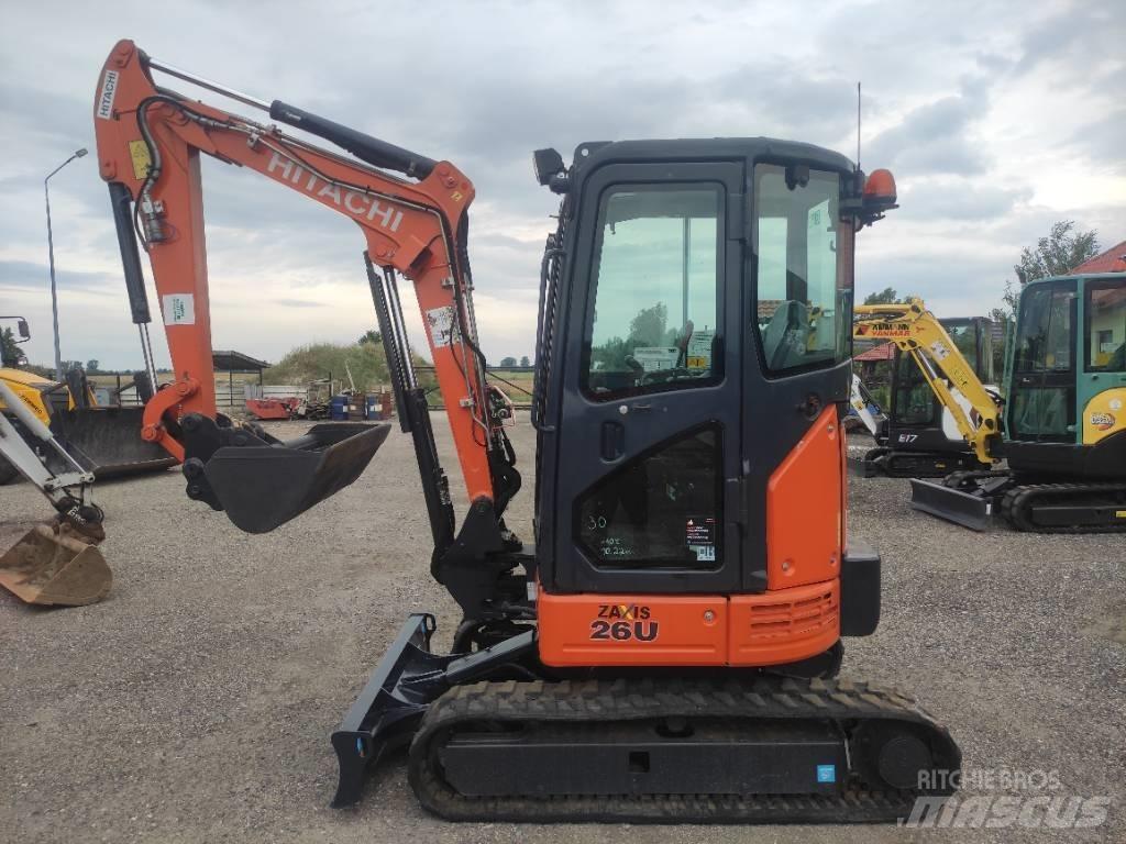 Hitachi ZX 26 U-6 حفارات صغيرة أقل من 7 طن (حفارات صغيرة)