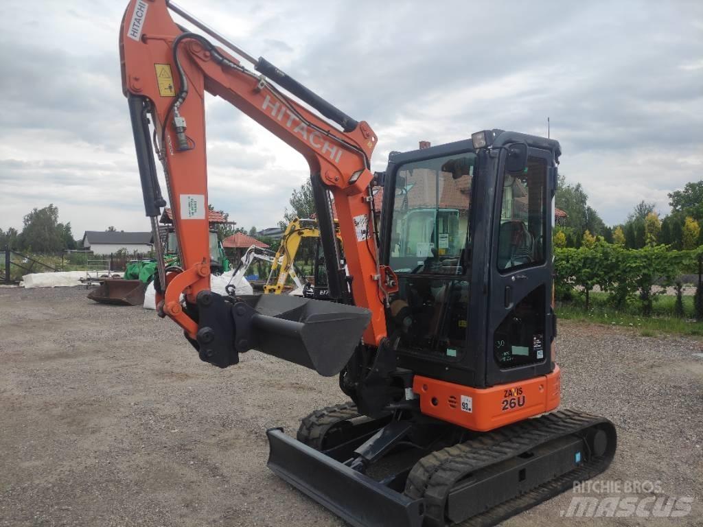 Hitachi ZX 26 U-6 حفارات صغيرة أقل من 7 طن (حفارات صغيرة)