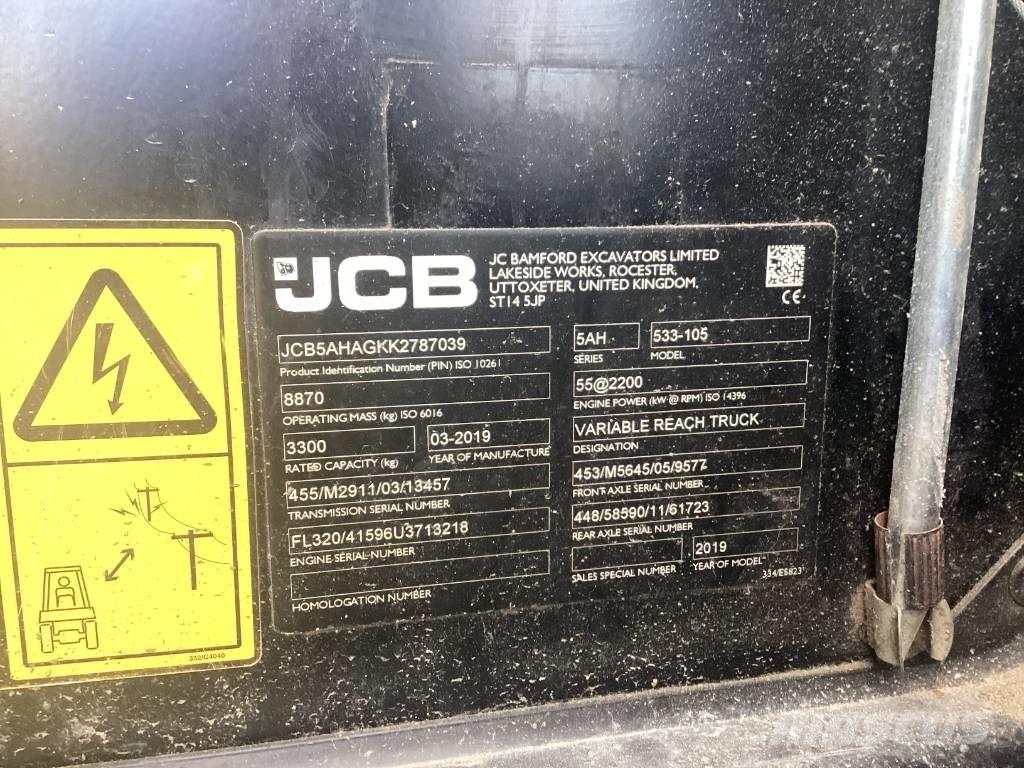 JCB 533-105 مناولات متداخلة