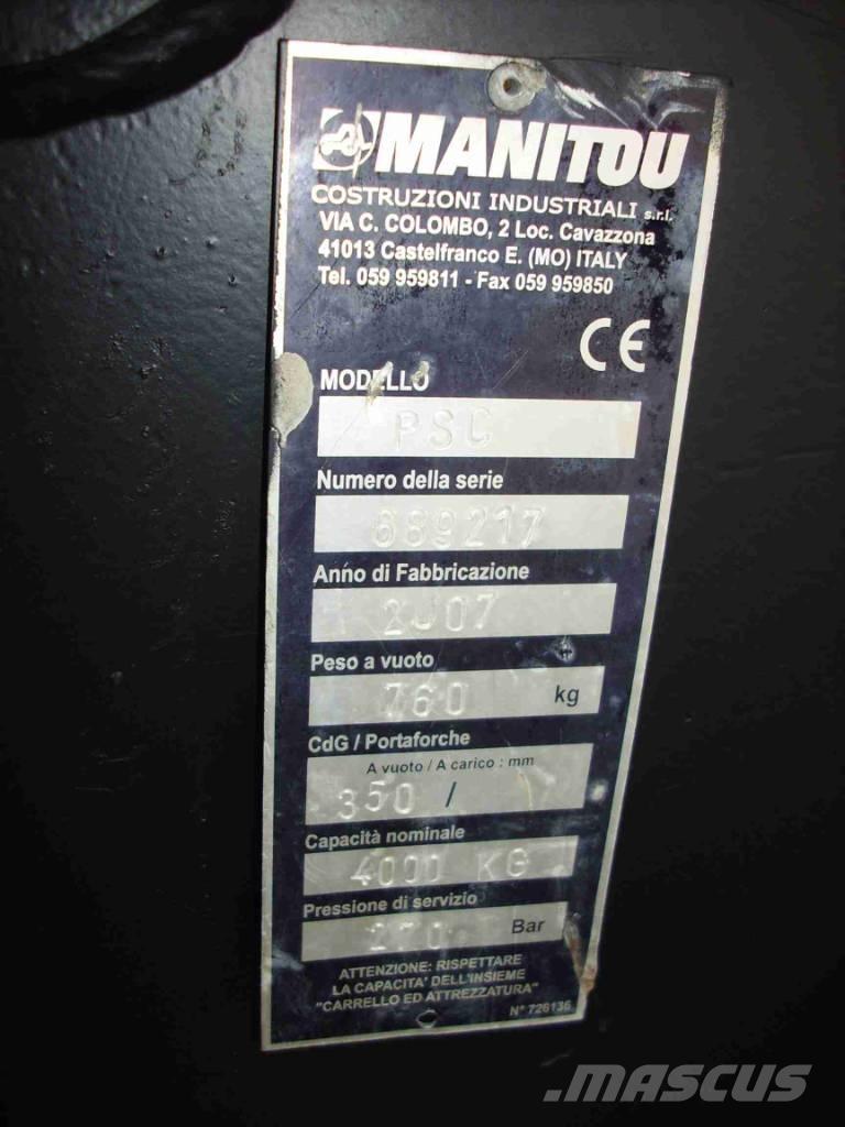 Manitou PSC4000 أخرى