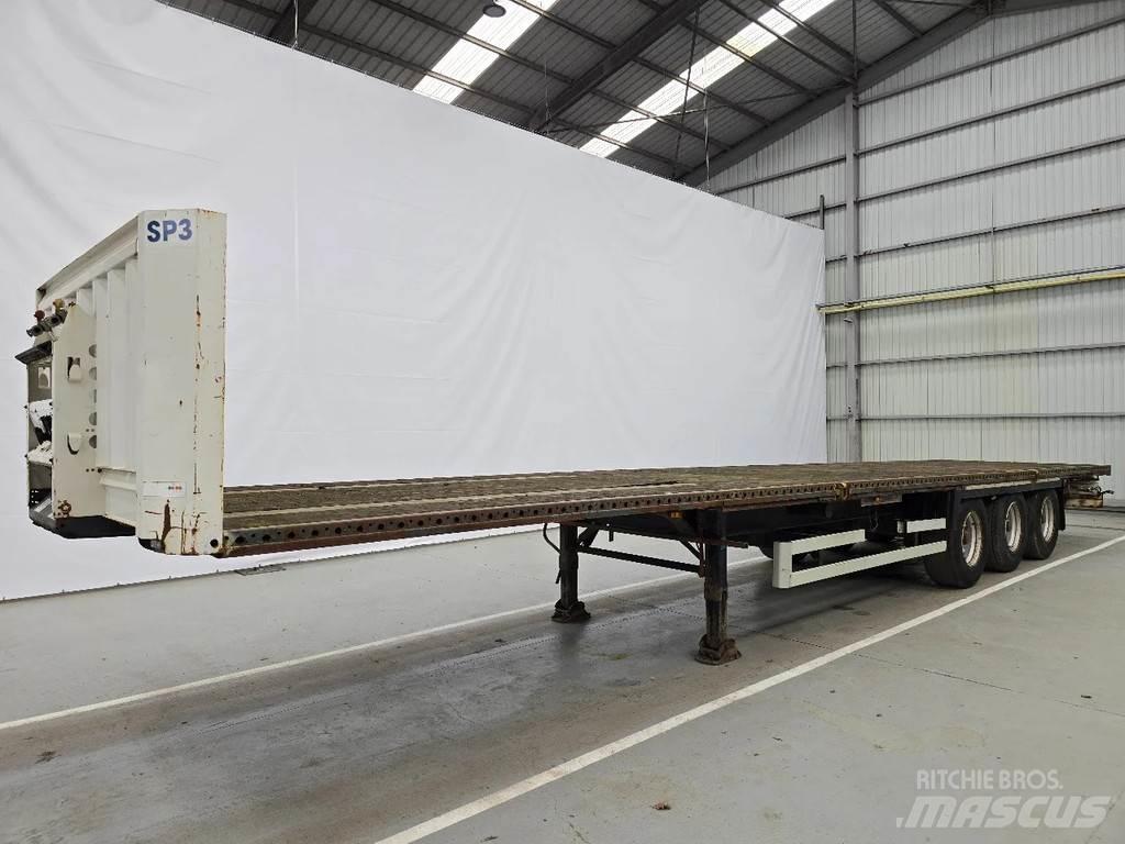 Krone SD 27 نصف مقطورات مسطحة / مفصلية الجوانب