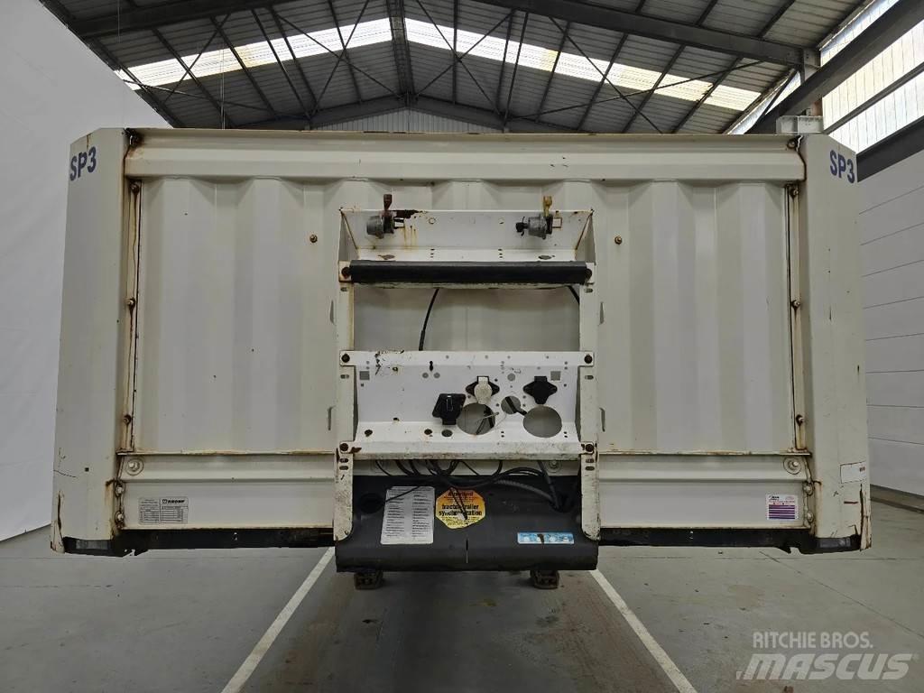 Krone SD 27 نصف مقطورات مسطحة / مفصلية الجوانب
