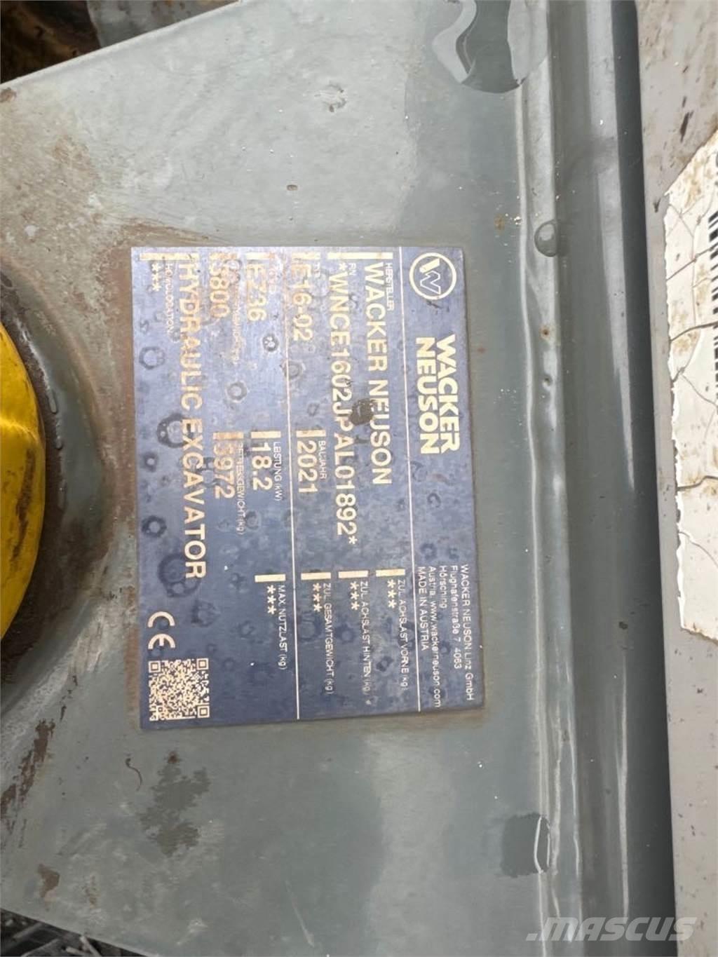Wacker Neuson EZ36 حفارات زحافة