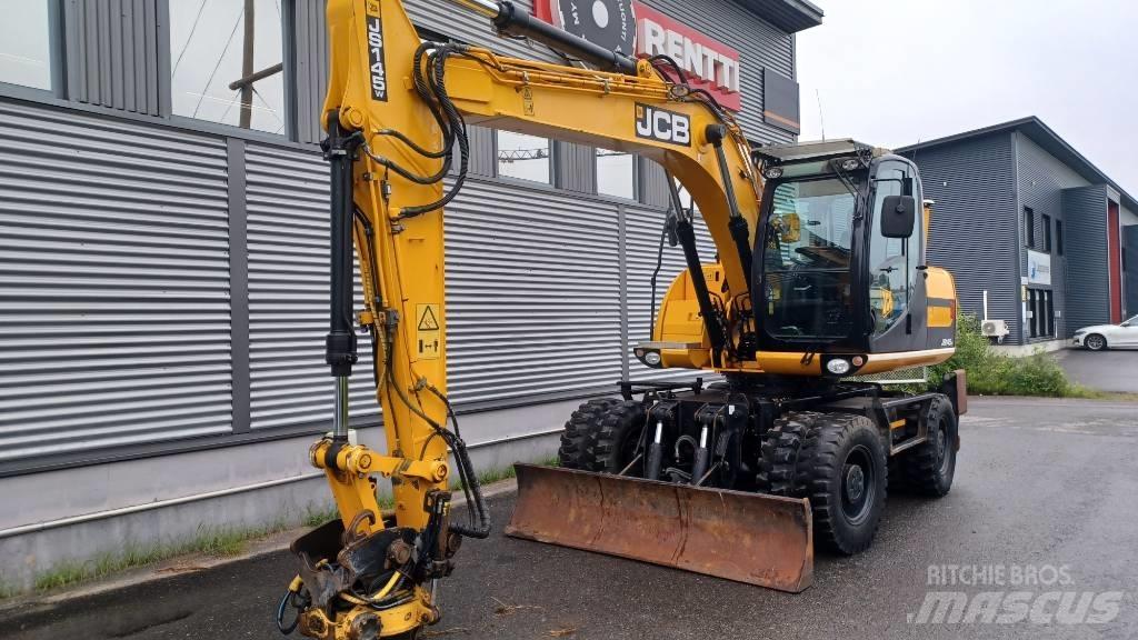 JCB JS 145 W حفارات بعجل