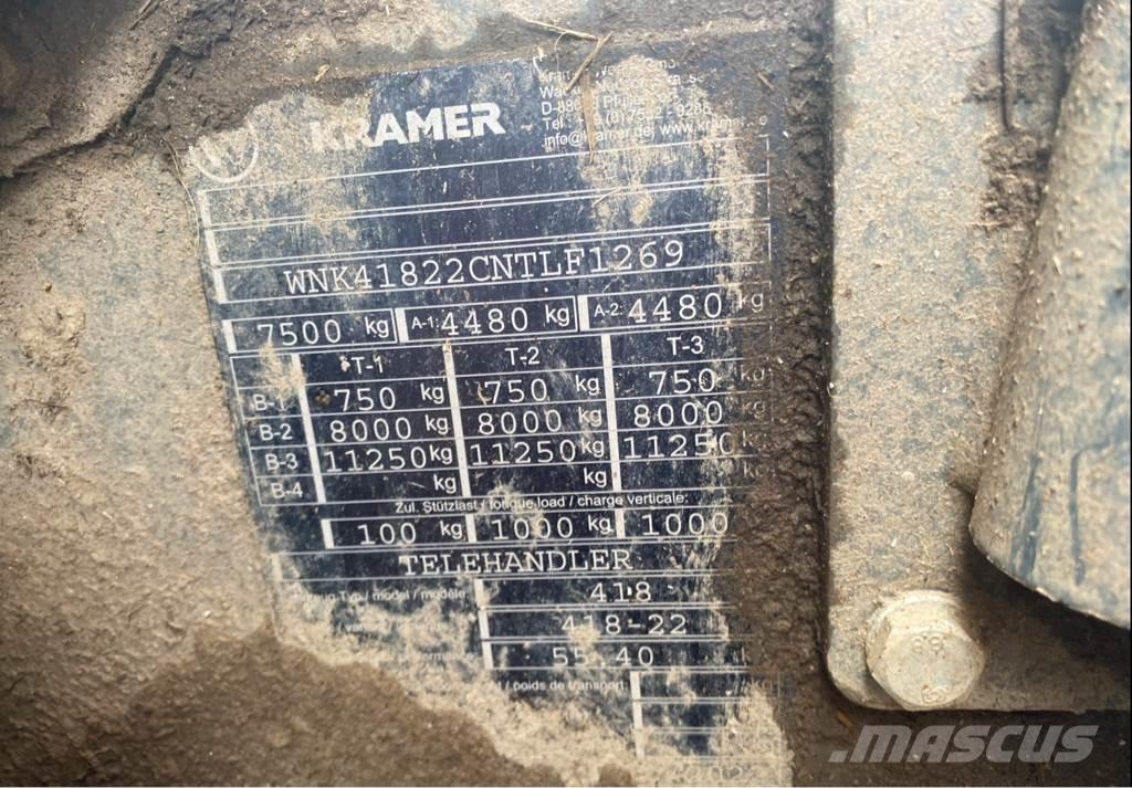 Kramer KT 276 معدات مناولة لأغراض الزراعة