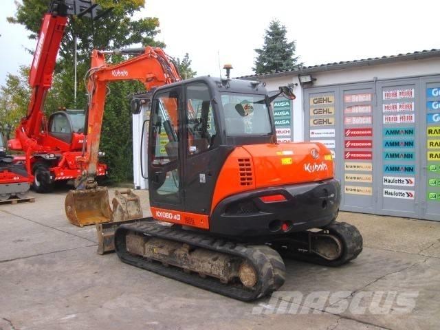 Kubota KX080-4a حفارات زحافة