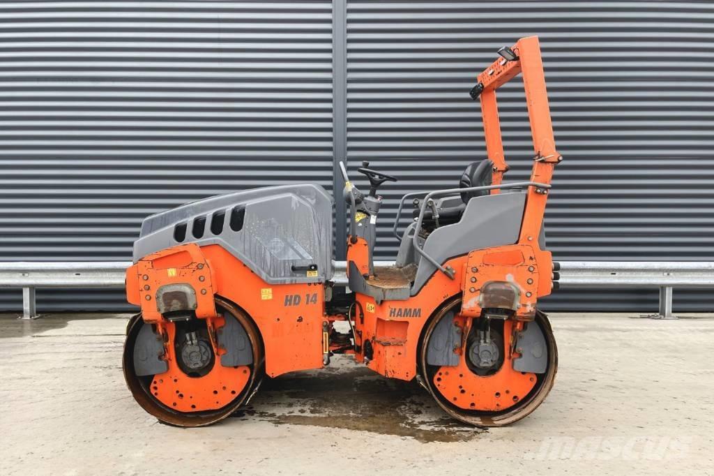 Hamm HD 14 VV مداحل ثنائية الاسطوانة