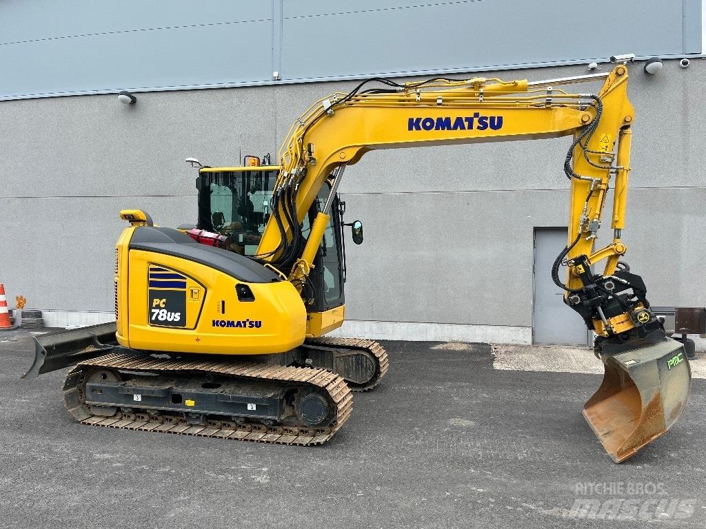 Komatsu Pc78us-11e0 حفارات زحافة