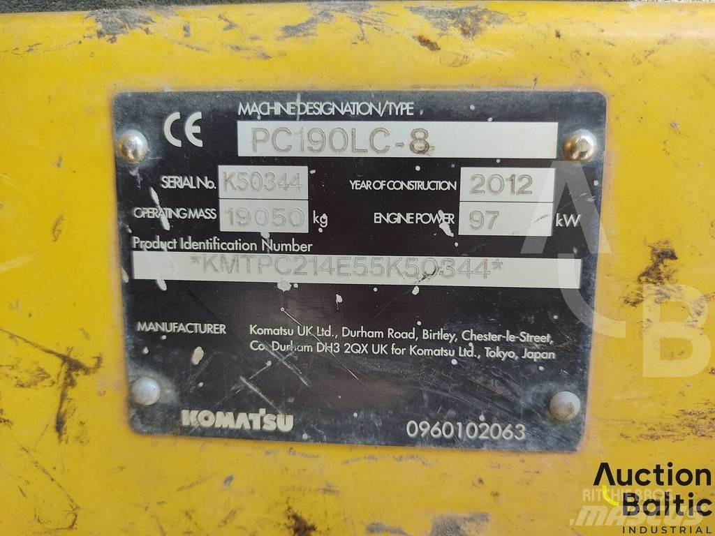 Komatsu PC190LC-8 حفارات زحافة