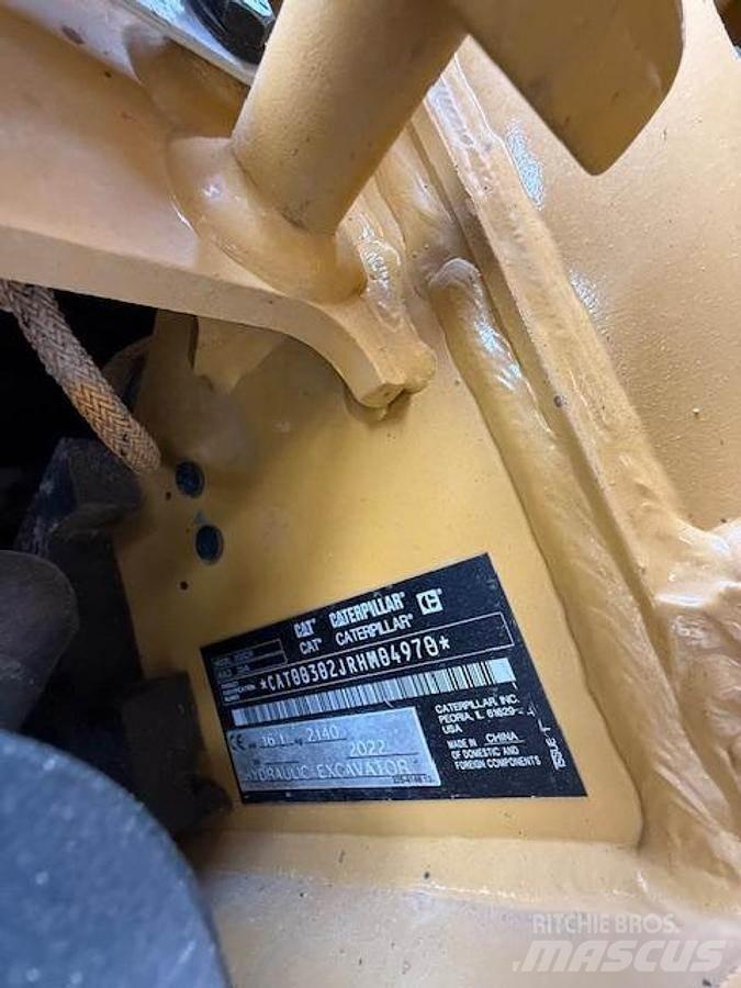 CAT 302-05 حفارات صغيرة أقل من 7 طن (حفارات صغيرة)