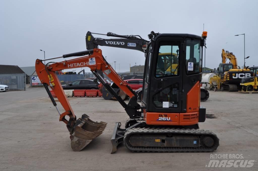 Hitachi ZX 26 U-6 حفارات صغيرة أقل من 7 طن (حفارات صغيرة)