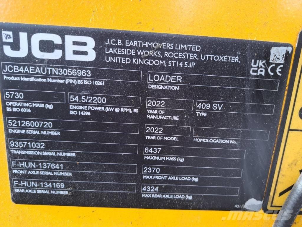 JCB 409 لوادر بعجل