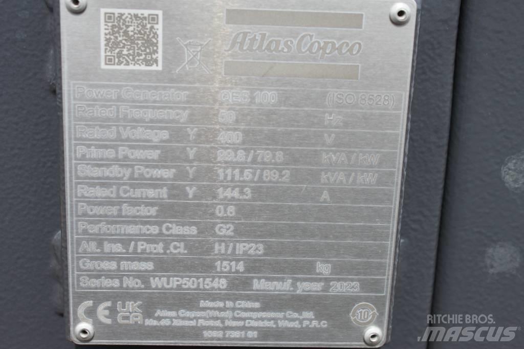 Atlas Copco QES 100 مولدات ديزل