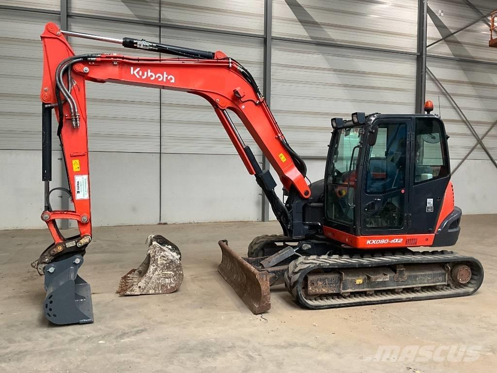 Kubota KX 080-4 A 2 حفارات وسط 7 طن - 12 طن