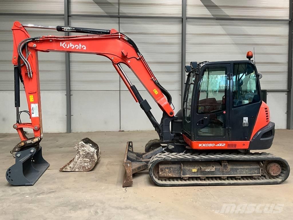 Kubota KX 080-4 A 2 حفارات وسط 7 طن - 12 طن