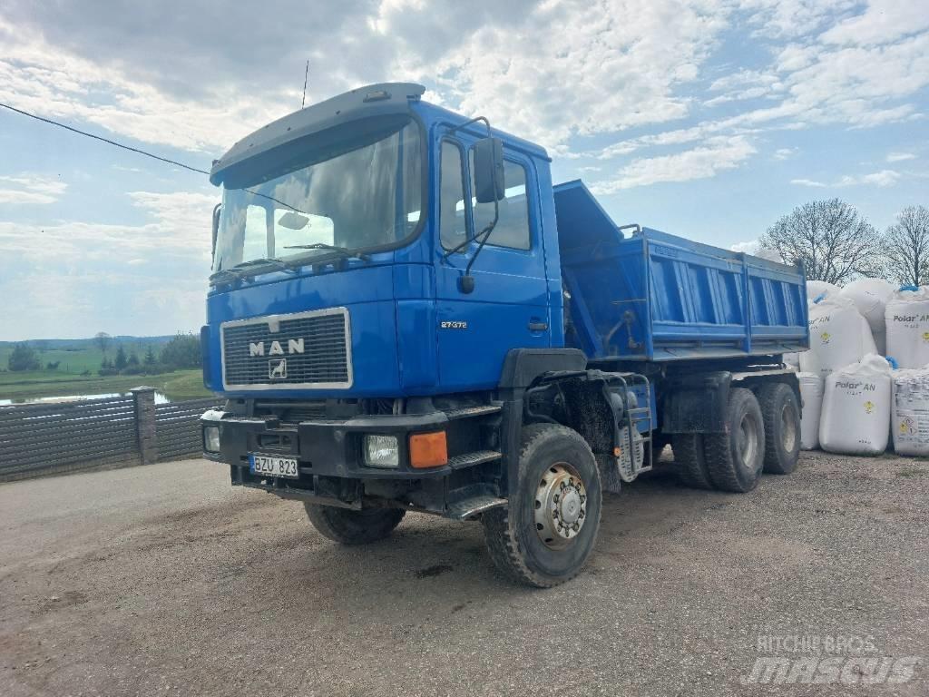 MAN 27.327 6X6 عربات نقل قلابة للمواقع