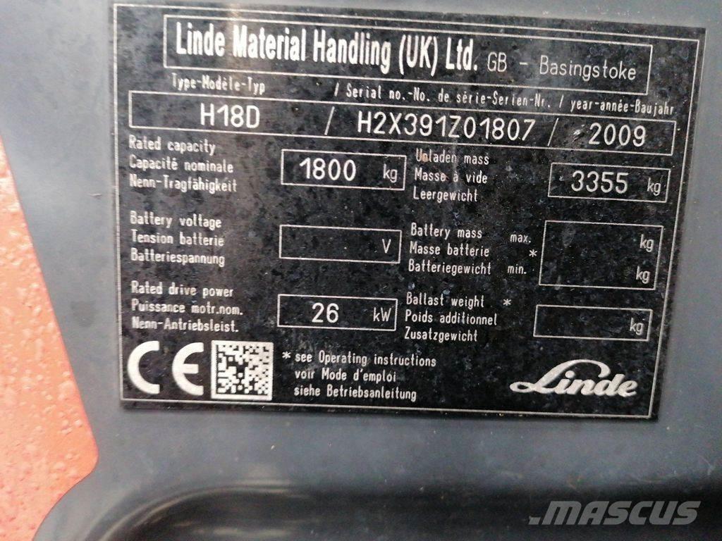 Linde H18D شاحنات الديزل