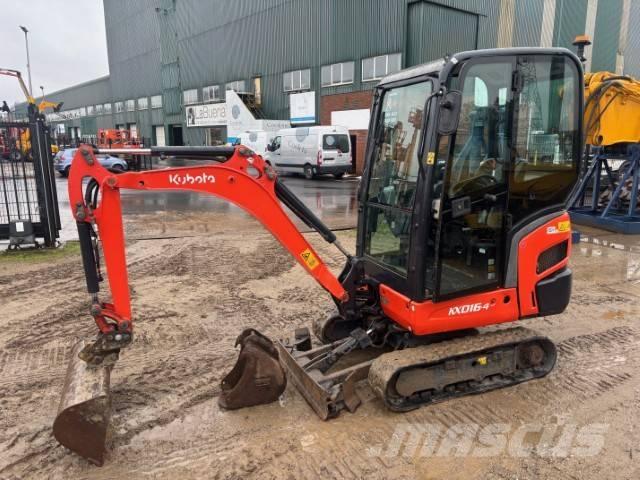 Kubota KX 016-4 حفارات صغيرة أقل من 7 طن (حفارات صغيرة)