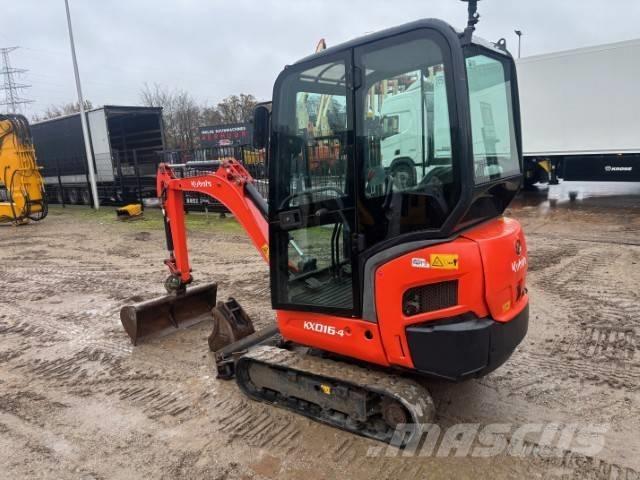 Kubota KX 016-4 حفارات صغيرة أقل من 7 طن (حفارات صغيرة)