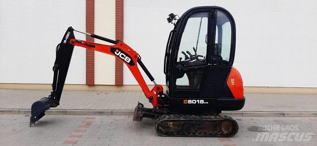 JCB 8018 CTS حفارات صغيرة أقل من 7 طن (حفارات صغيرة)