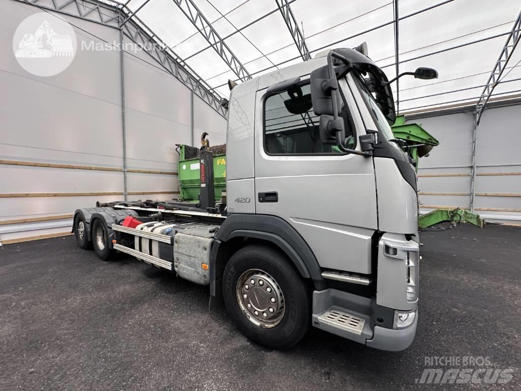Volvo FM 420 شاحنات الرافعات الخطافية