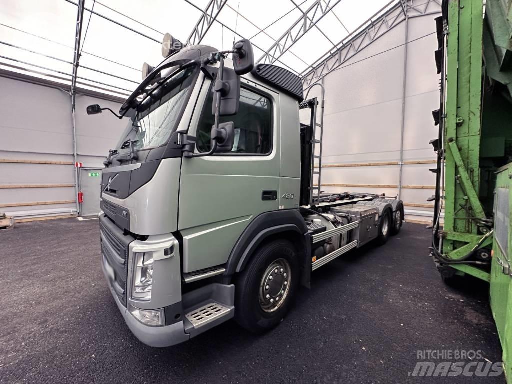 Volvo FM 420 شاحنات الرافعات الخطافية