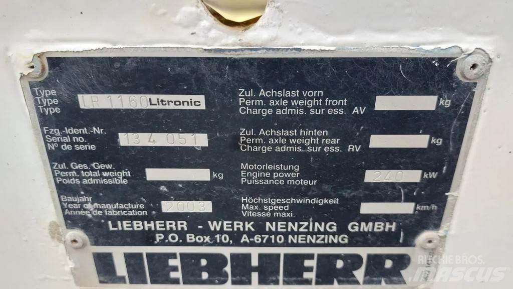 Liebherr LR 1160 رافعات مجنزرة