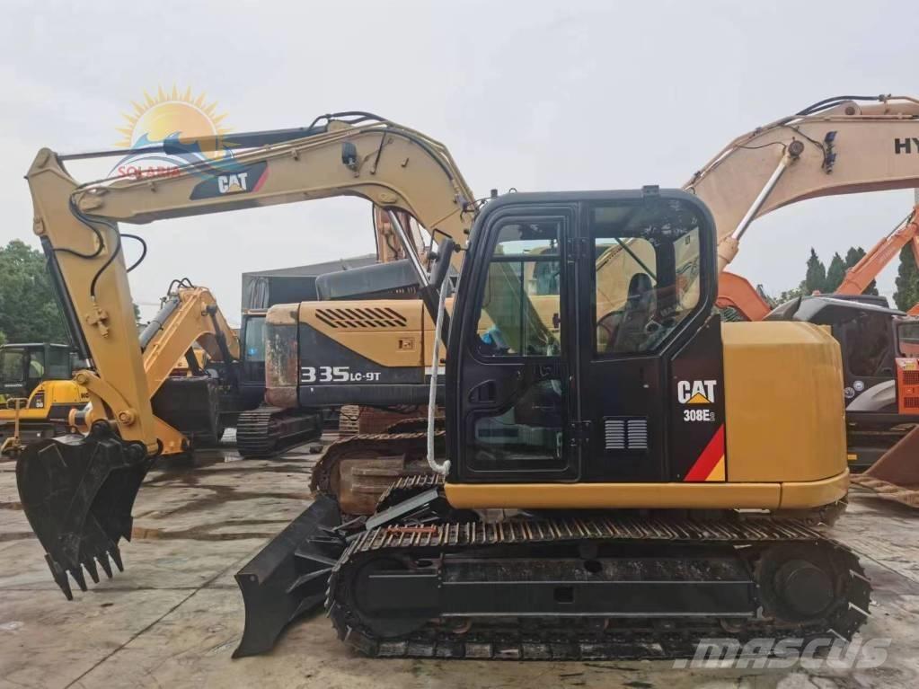 CAT 308 E 2 حفارات وسط 7 طن - 12 طن
