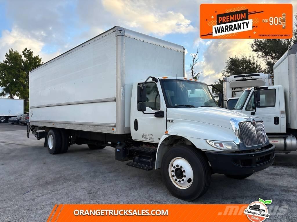 International MV607 شاحنات ذات هيكل صندوقي