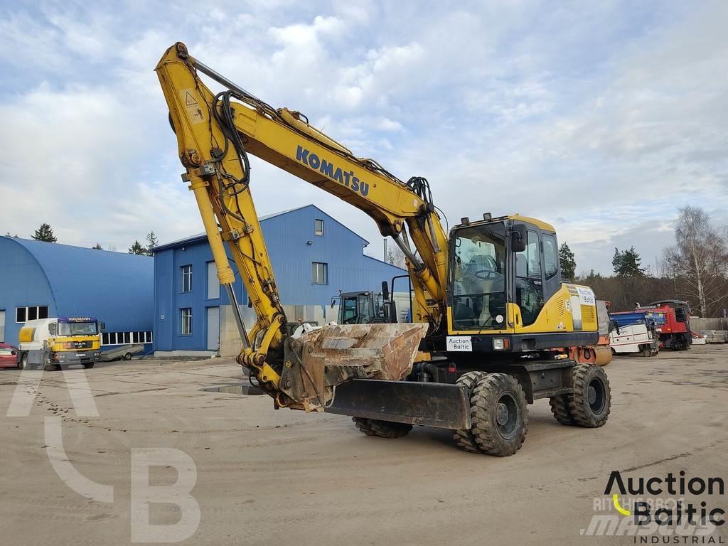 Komatsu PW160-7 حفارات بعجل