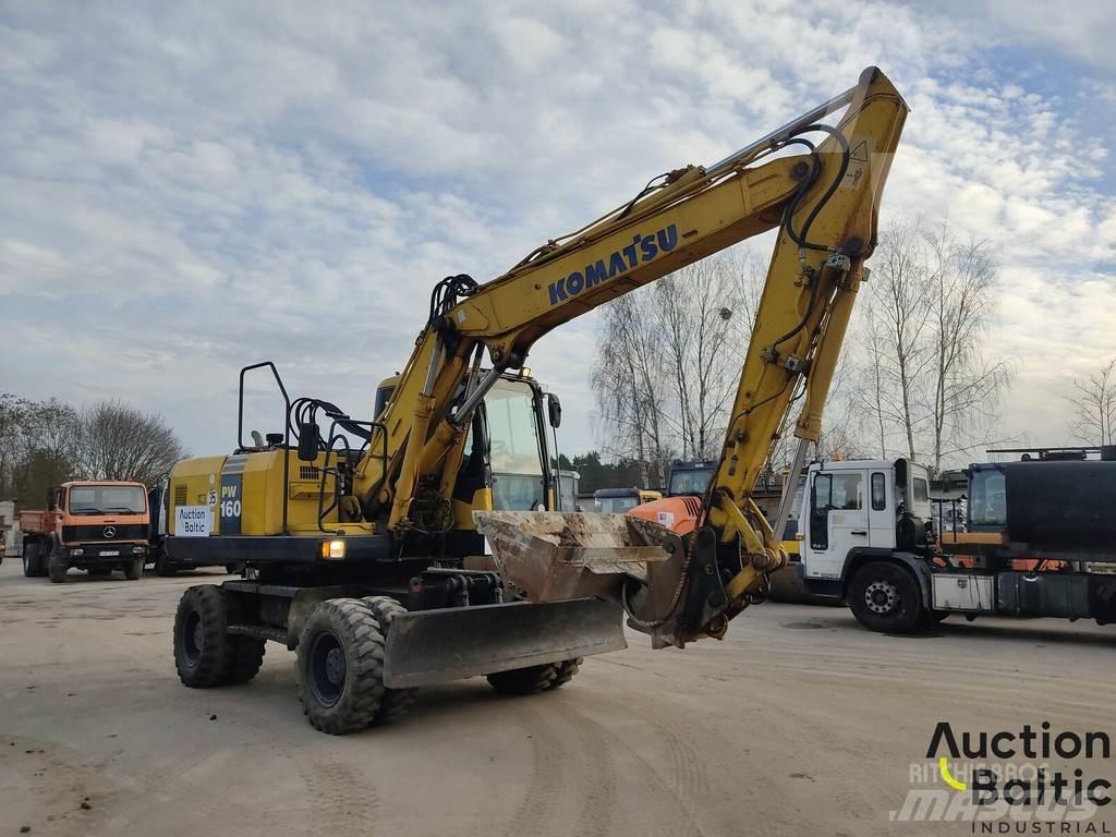 Komatsu PW160-7 حفارات بعجل