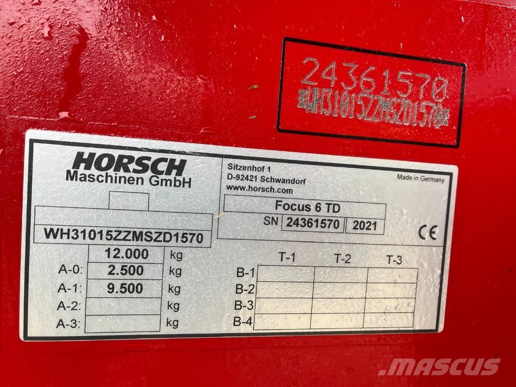 Horsch Focus 6 TD مثاقيب
