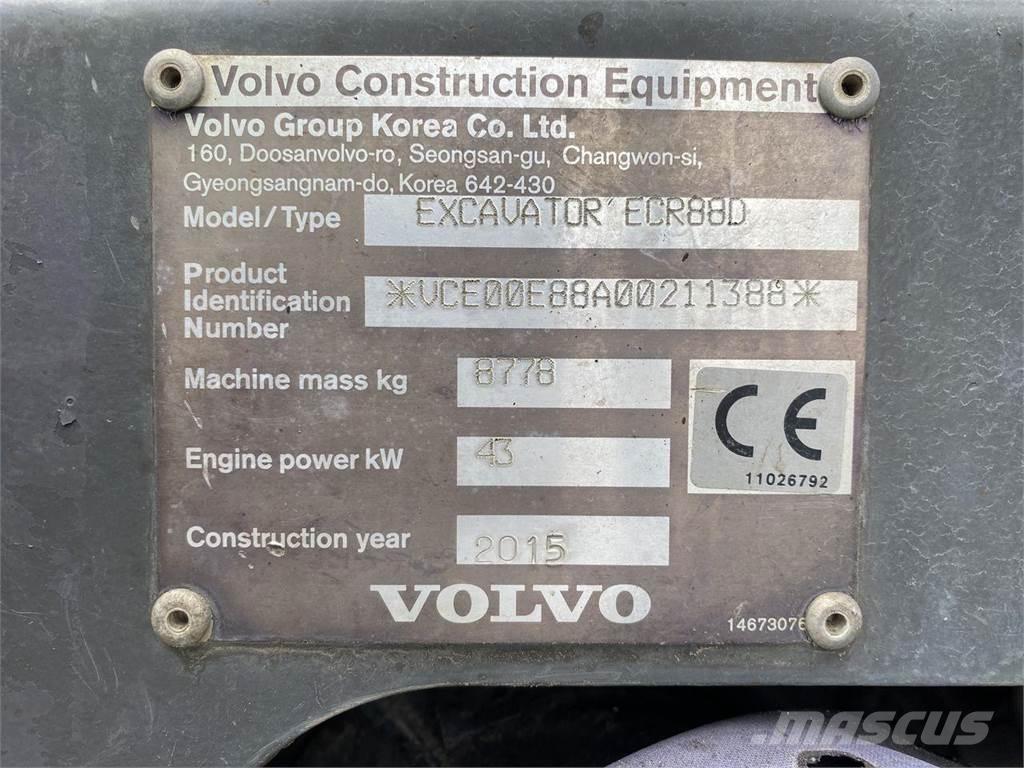 Volvo ECR88 حفارات بعجل
