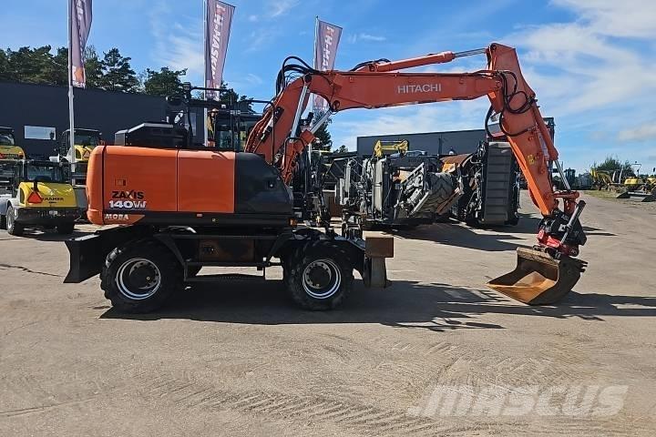 Hitachi ZX 140W-6 حفارات بعجل
