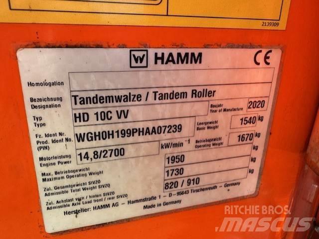 Hamm HD 10 C مداحل ثنائية الاسطوانة