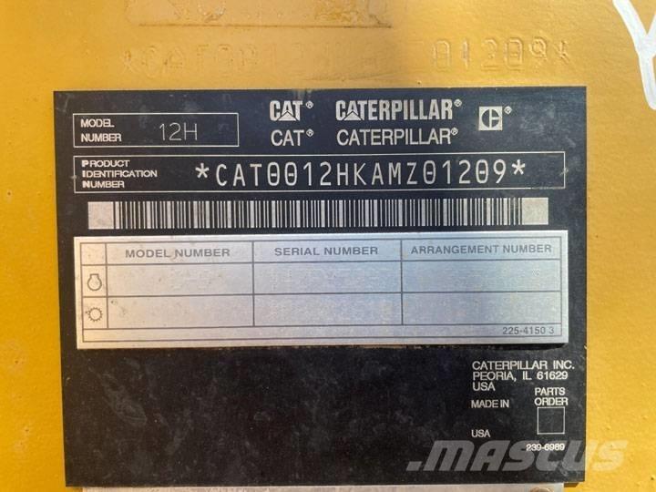 CAT 12 H NA معدات تمهيد الطرق