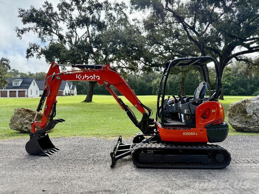 Kubota KX 040-4 حفارات صغيرة أقل من 7 طن (حفارات صغيرة)
