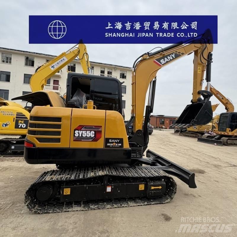 Sany SY 55 C حفارات صغيرة أقل من 7 طن (حفارات صغيرة)