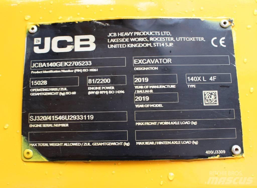 JCB 140 X حفارات زحافة