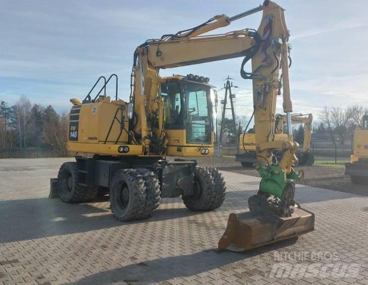 Komatsu PW 148-10 حفارات بعجل