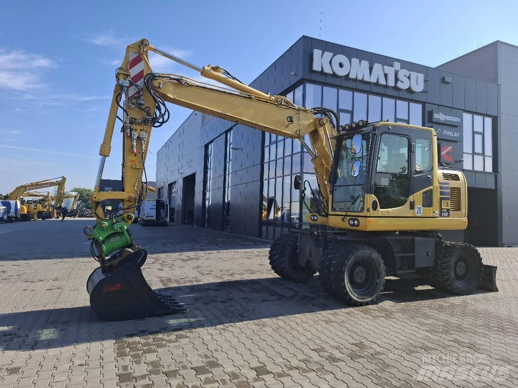 Komatsu PW 148-10 حفارات بعجل