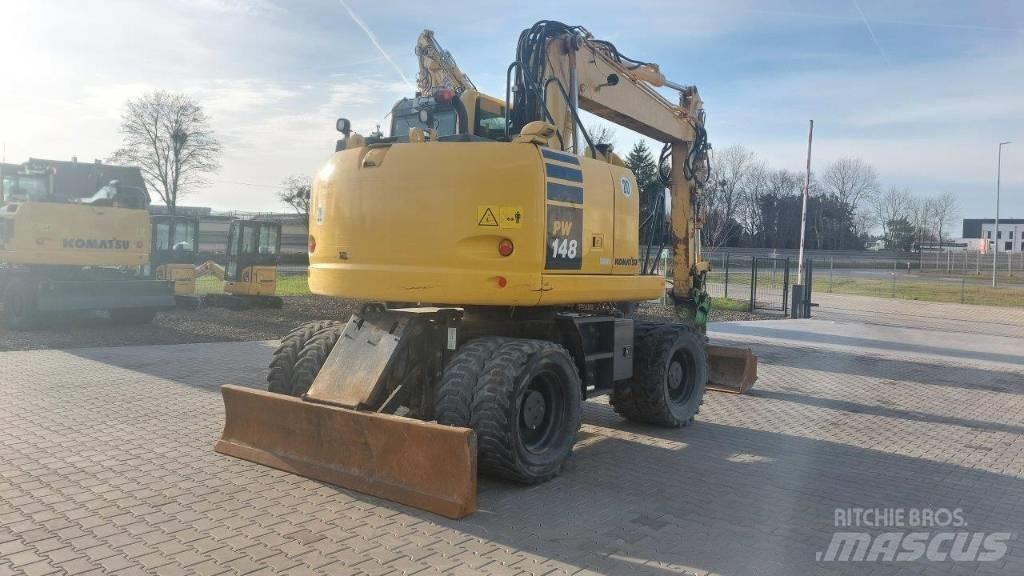 Komatsu PW 148-10 حفارات بعجل
