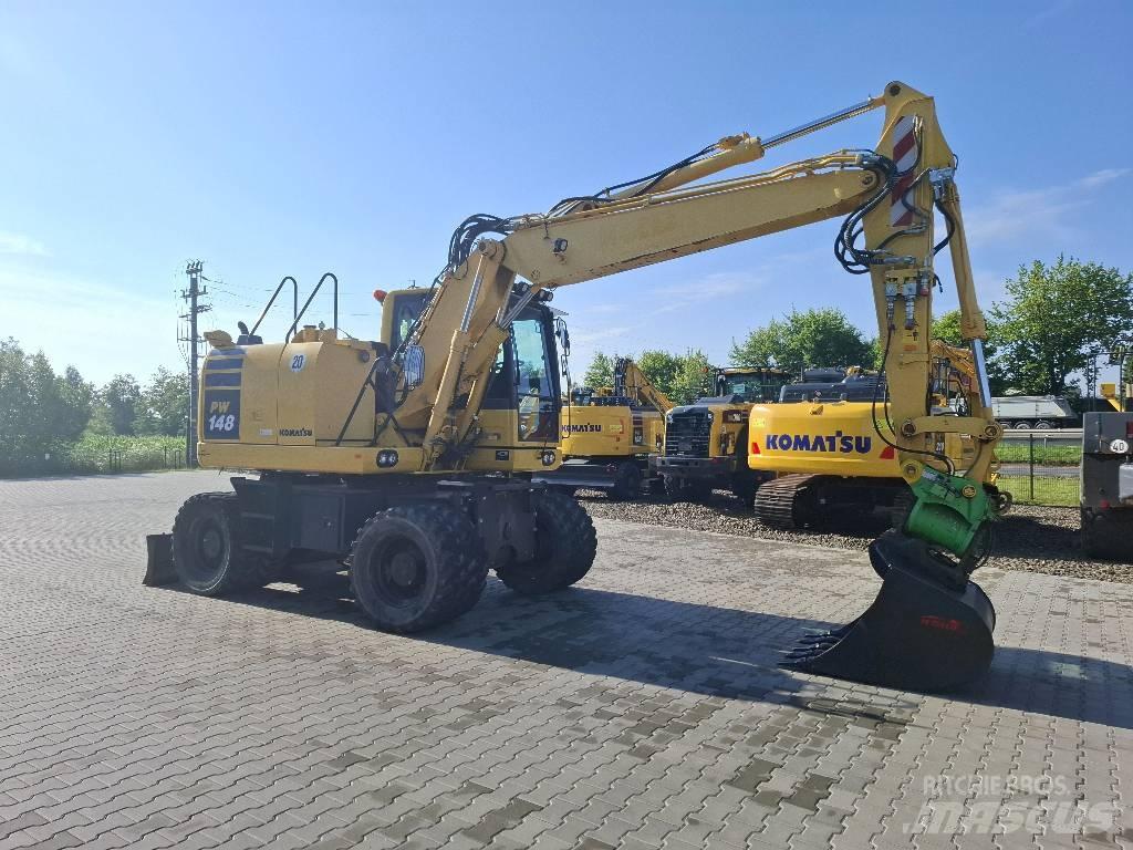 Komatsu PW 148-10 حفارات بعجل